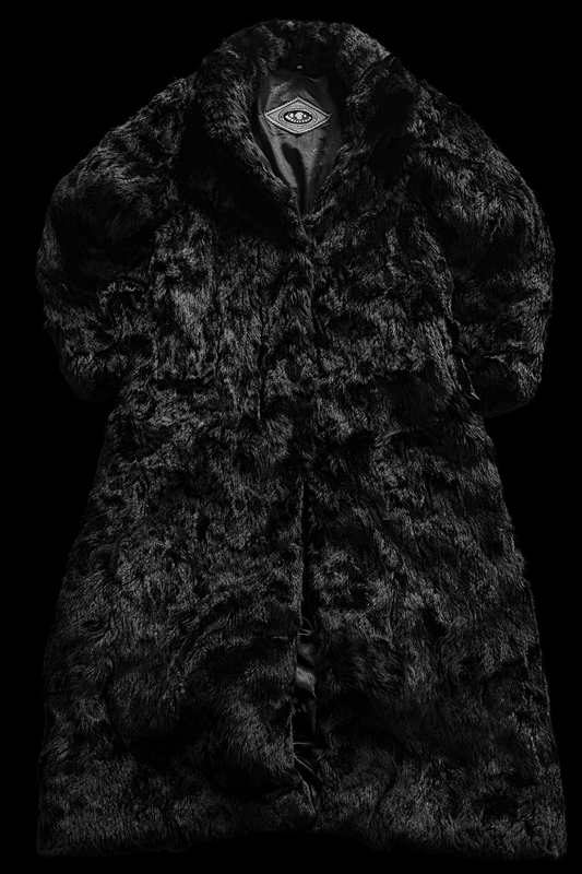 Vinatage Black Fur Coat