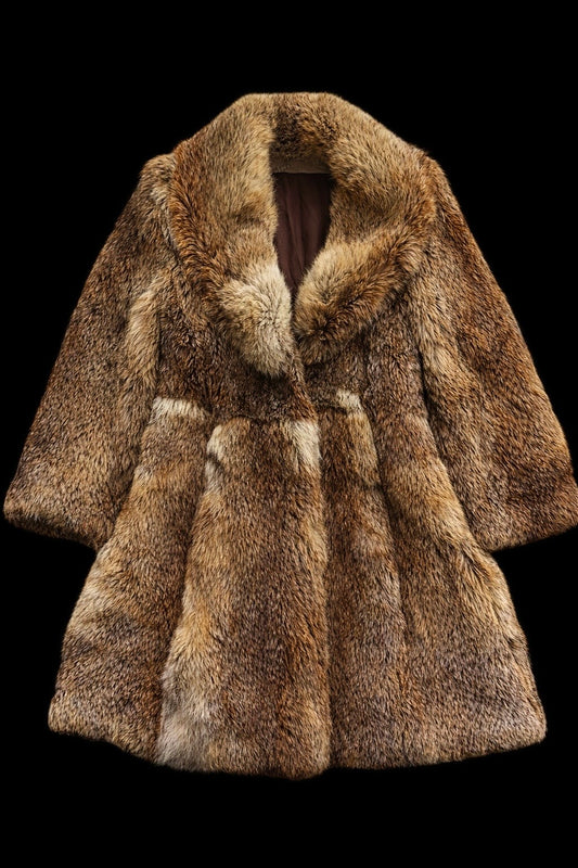 Vintage fox fur coat