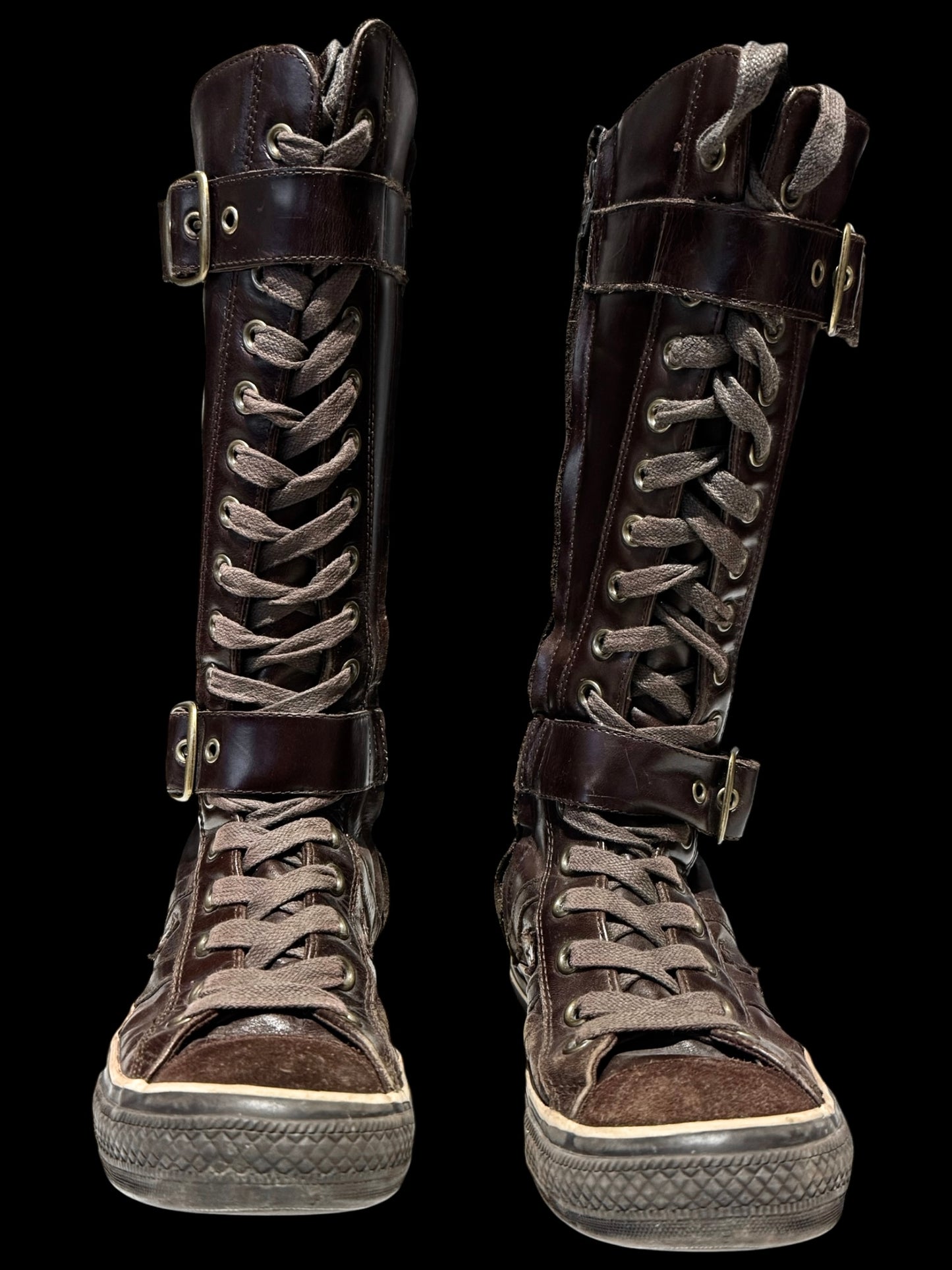 Converse Buckle Leather Shoes