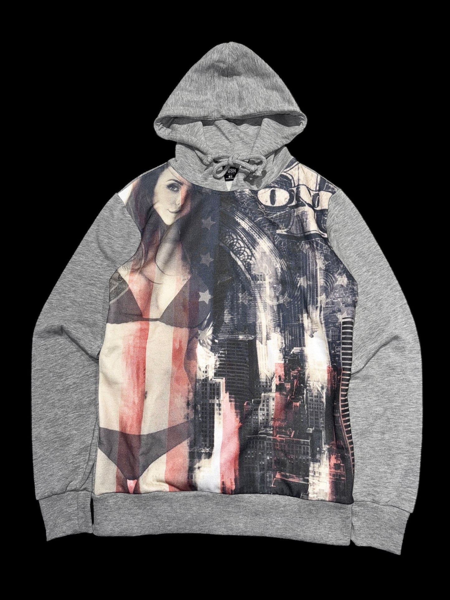 Fishbone slim fit hoodie S