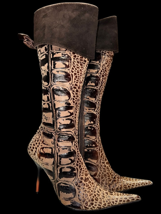 Vintage heels boots