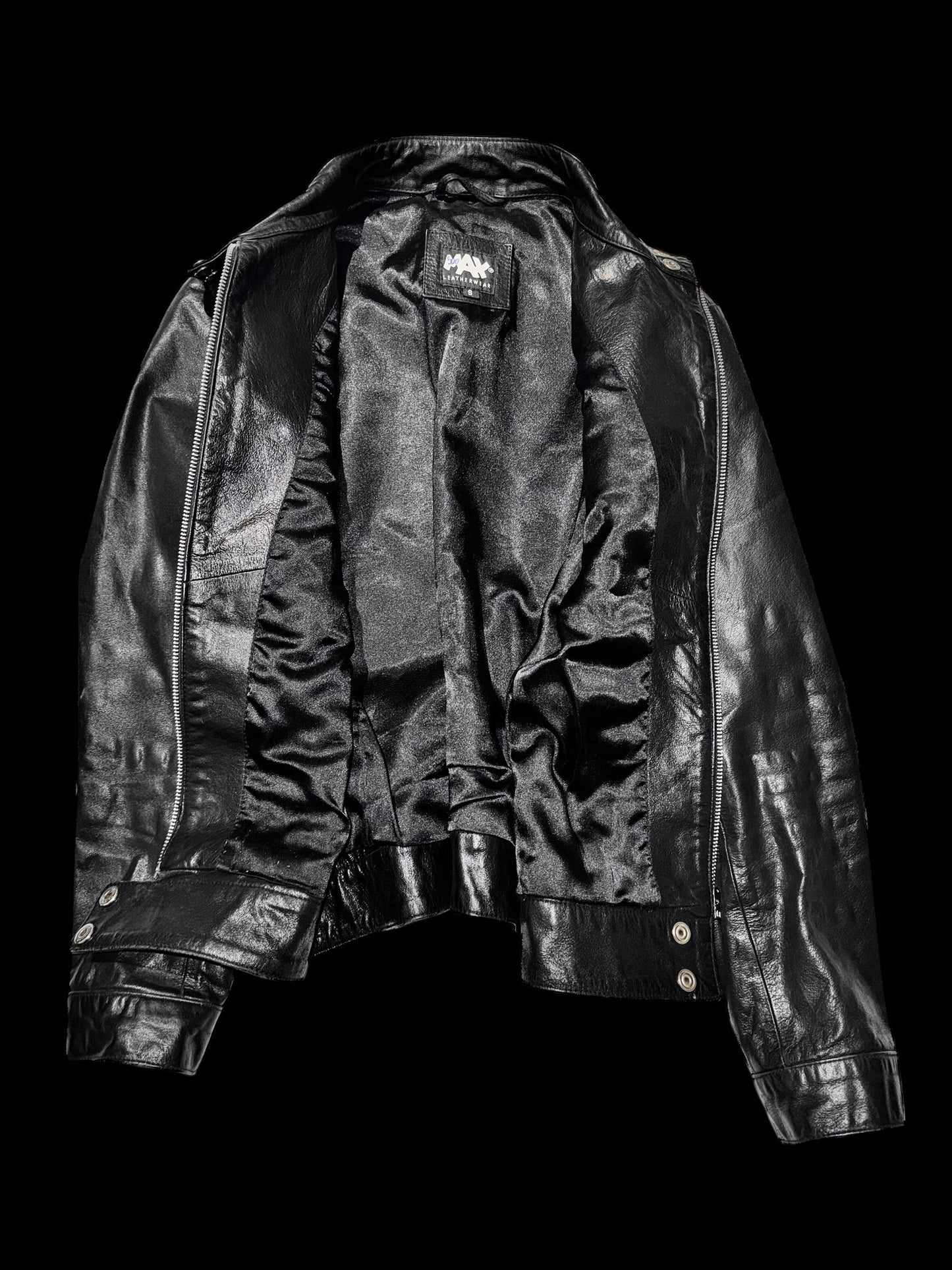 Vintage leather jacket like Indie Sleaze S