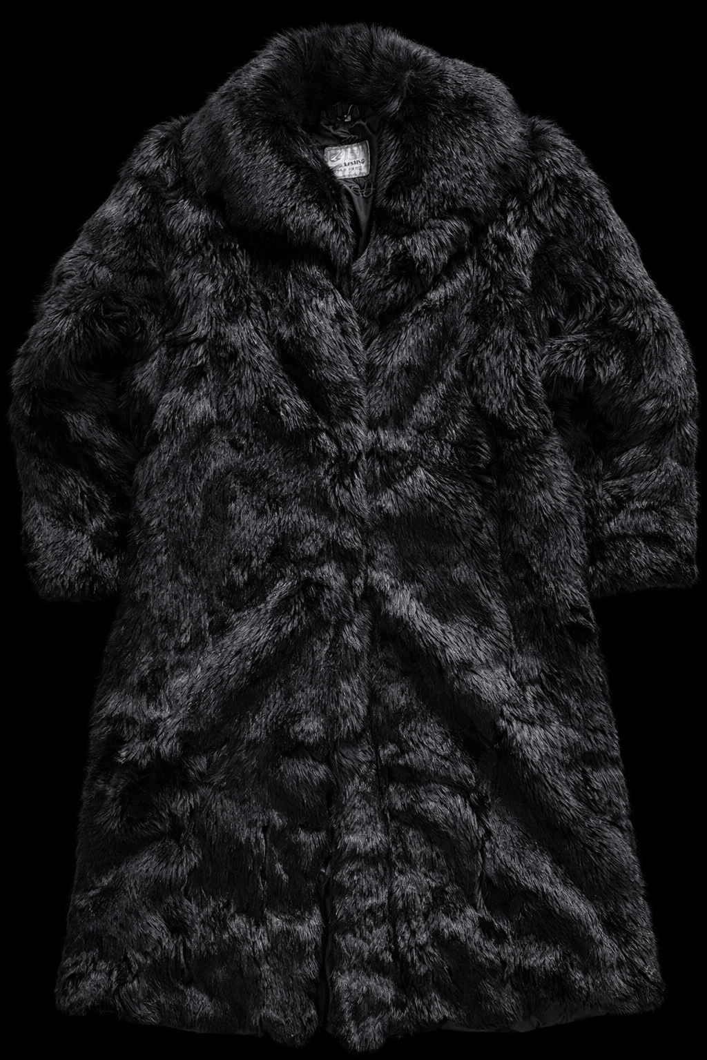 Vintage Black Fur Coat
