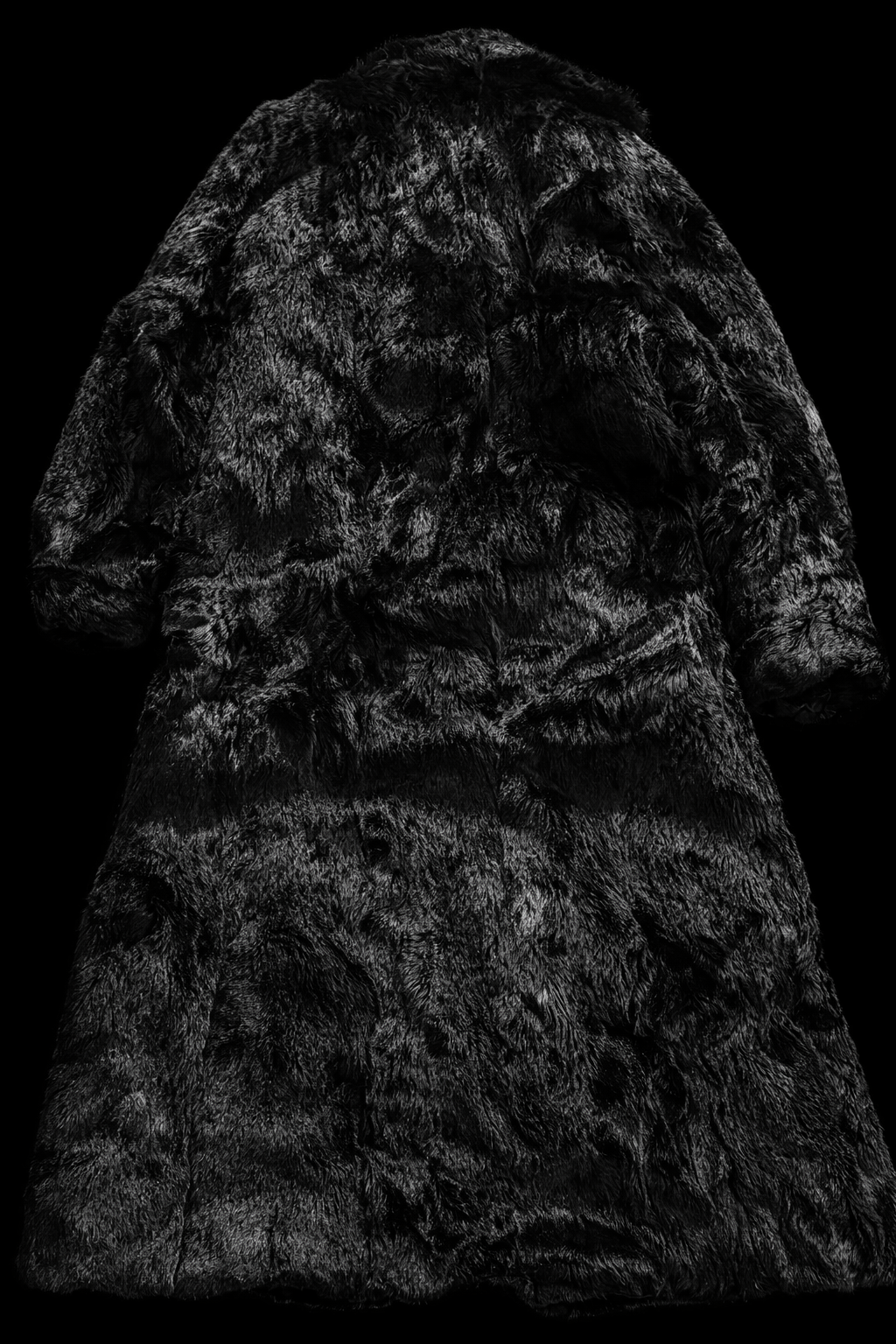 Vinatage Black Fur Coat
