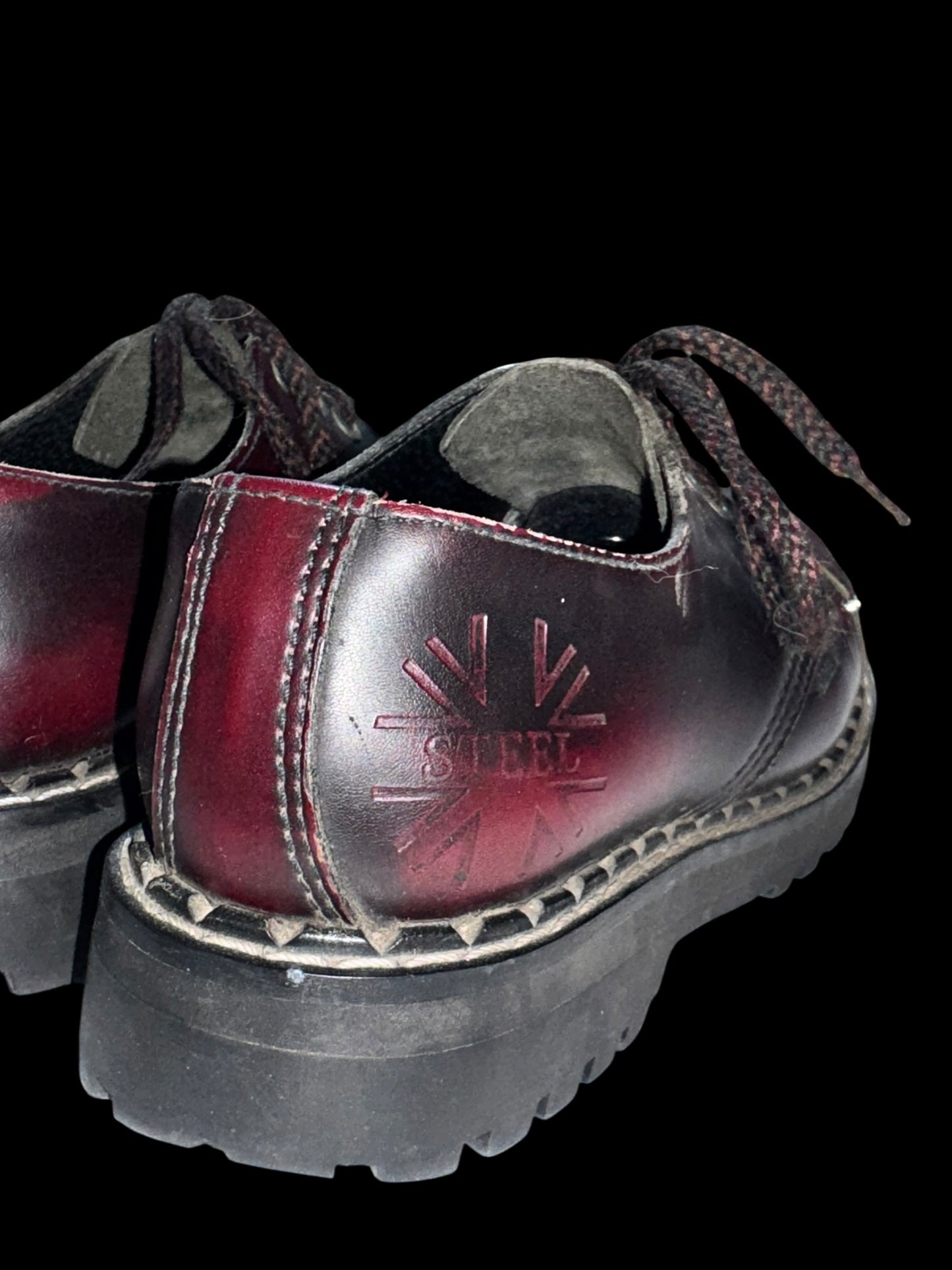 “Steel” Punk Steel Toe Shoes