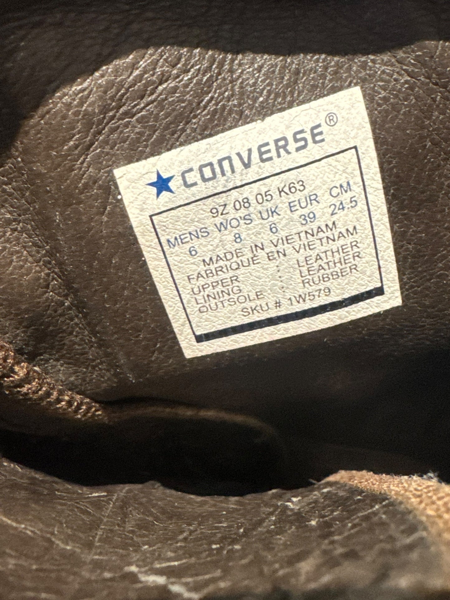 Converse Buckle Leather Shoes