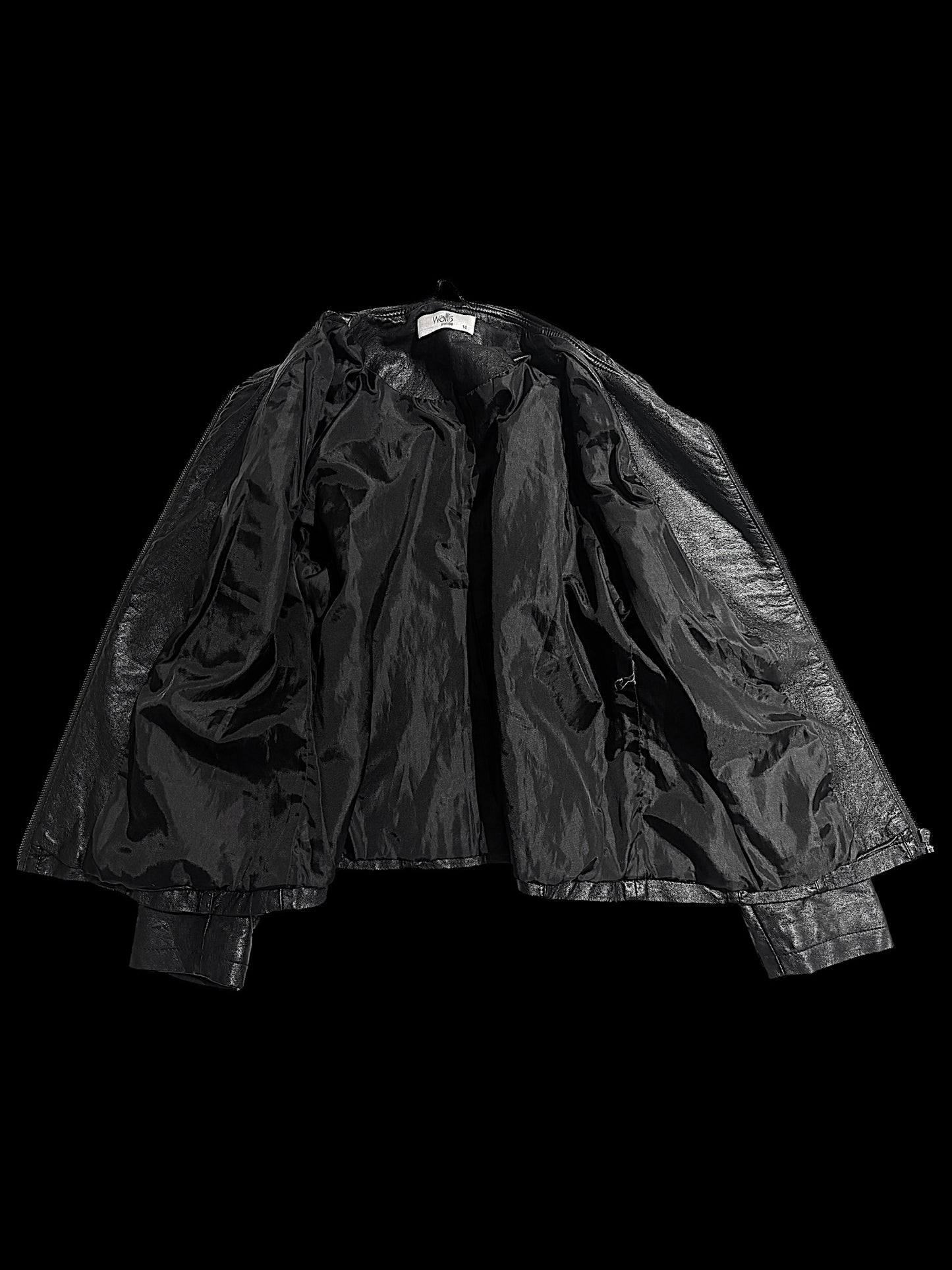 Vintage napoleon like leather jacket L