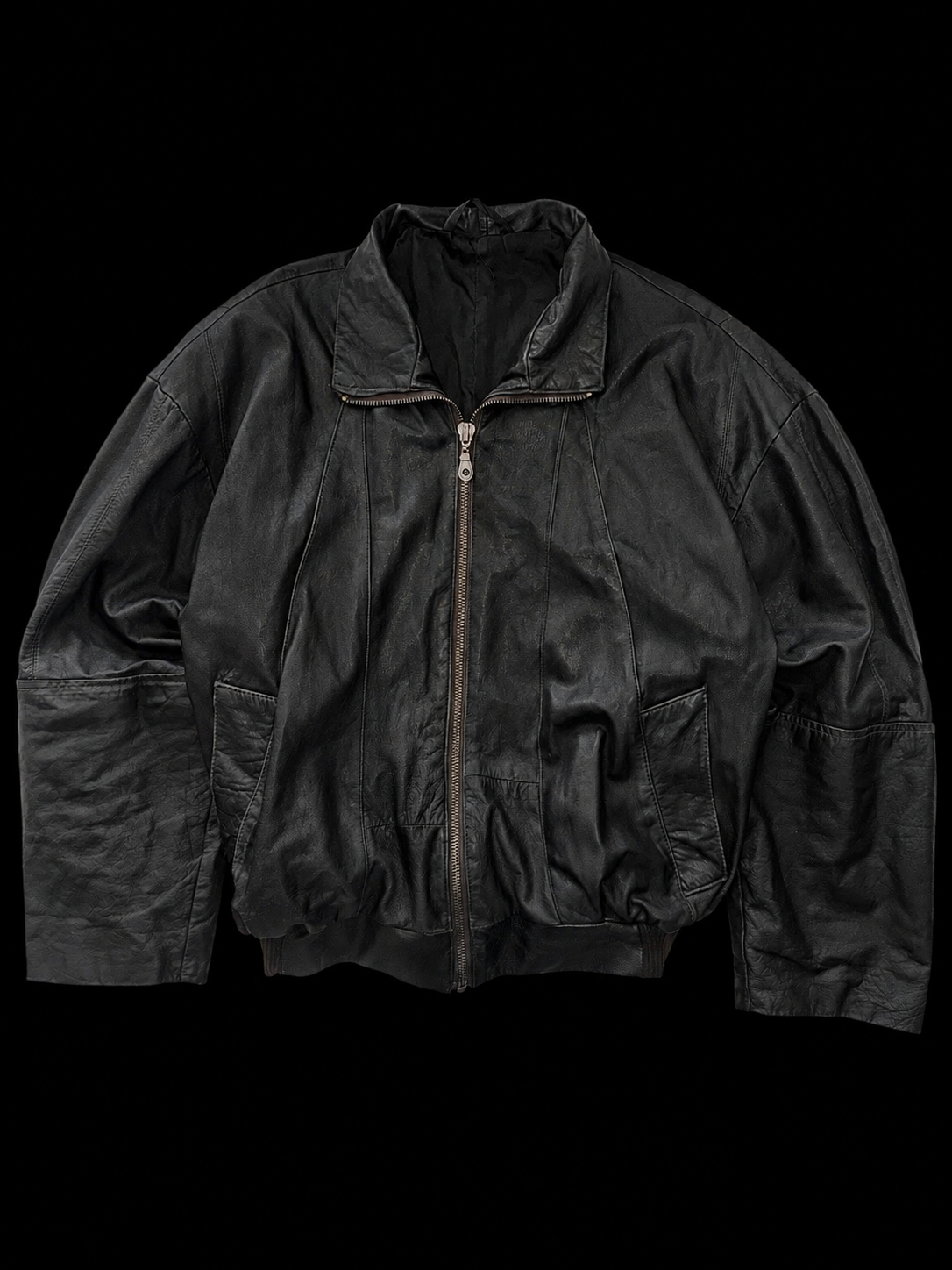 Vintage Leather Bomber