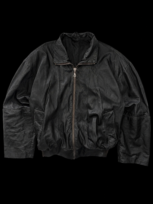 Vintage Leather Bomber