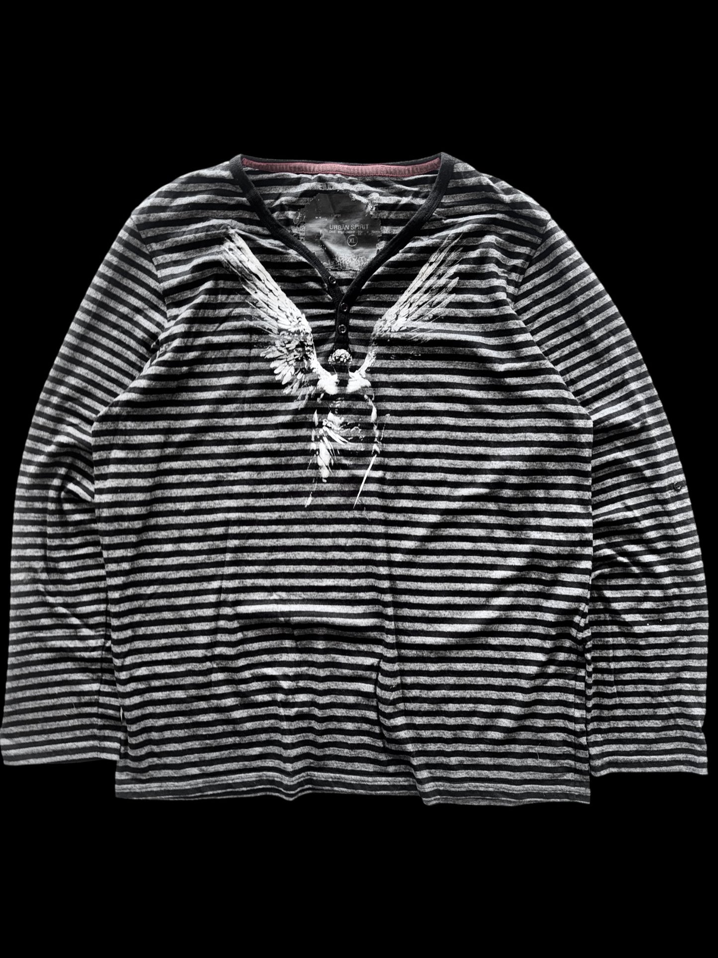 Henley Stripe Longsleeve