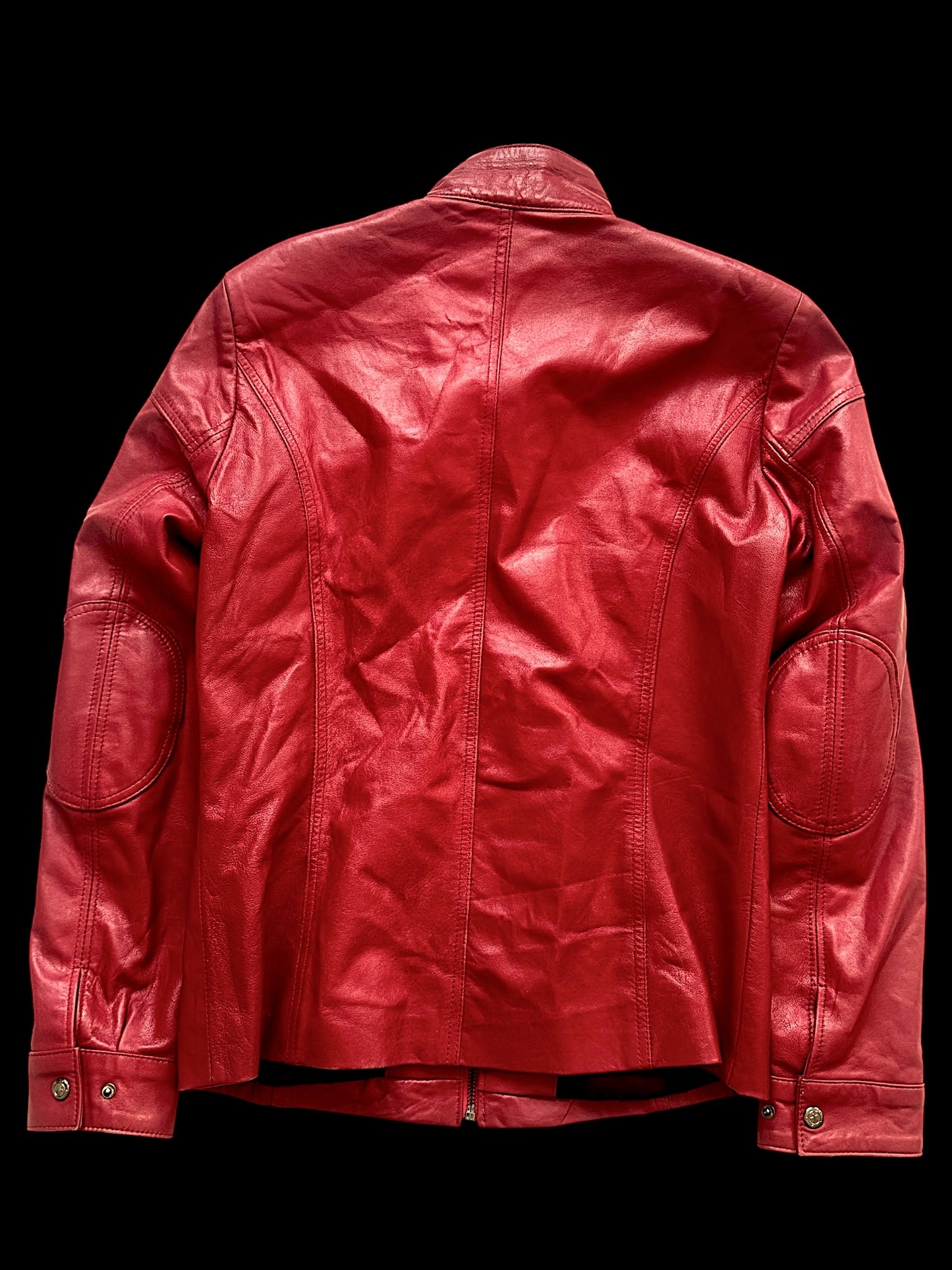 Vintage Red Leather Jacket