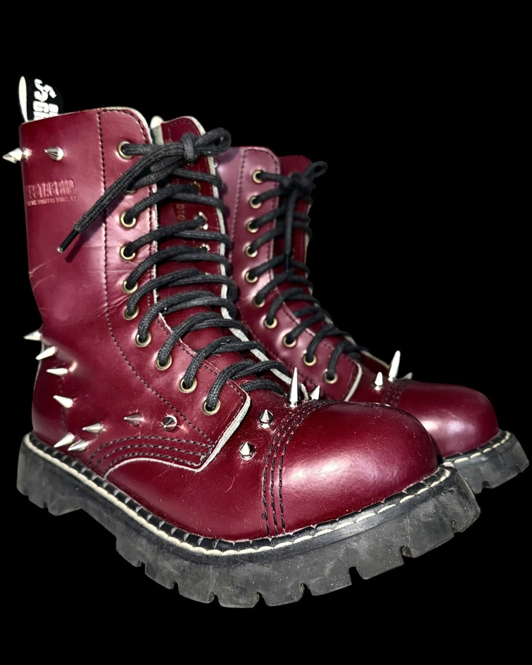 Busta Grip Steel Toe + Spikes Boots