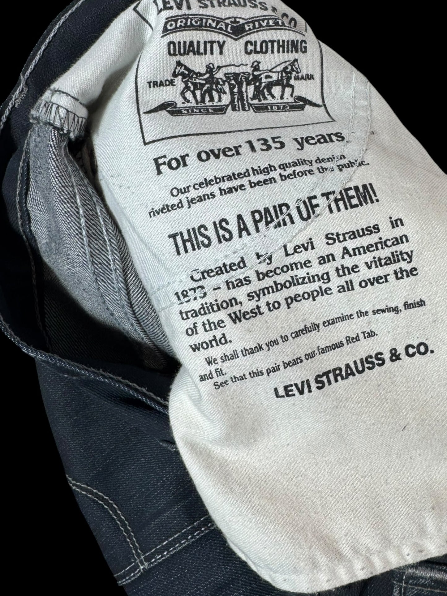 Levis 504 Straight Fit Jeans