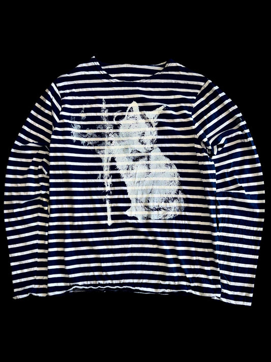 Gothic Kitten Stripe Longsleeve