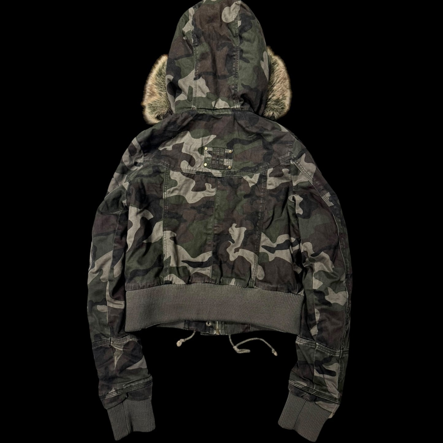 Джинсова куртка Y2K камо