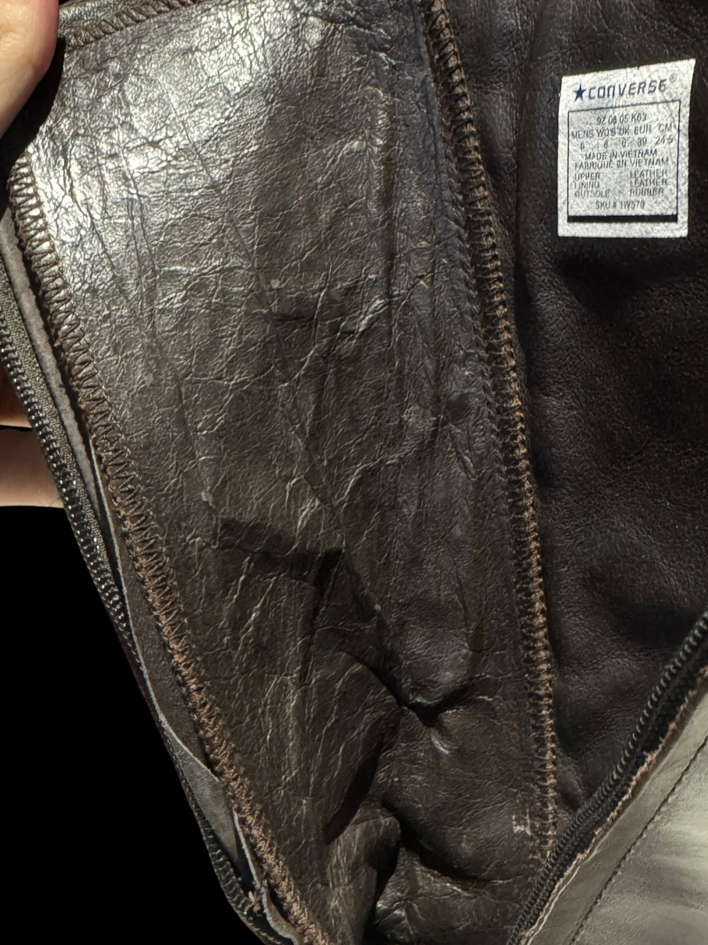 Converse Buckle Leather Shoes
