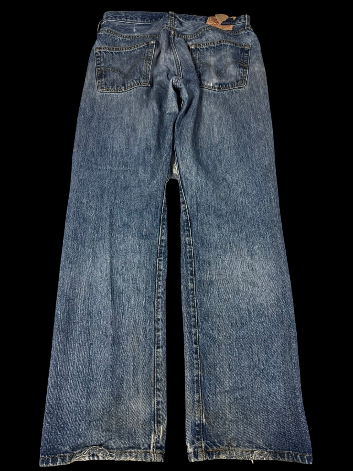 Dirty Grunge Levis 501 Straight Jeans