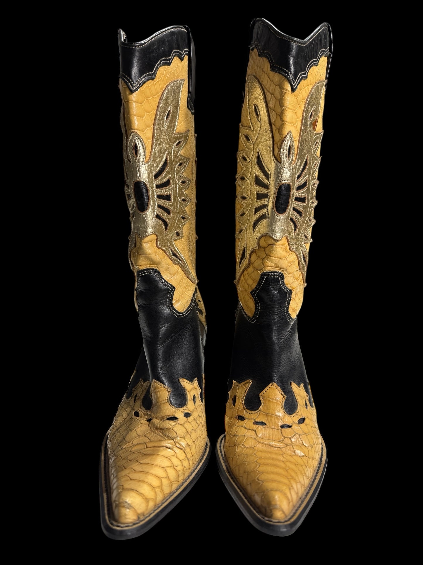 Вінтажні чоботи-козаки 36