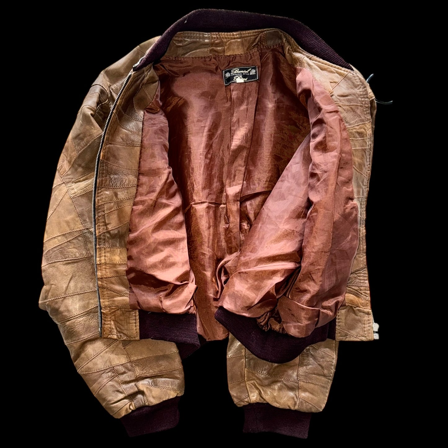 Укорочний печворк бомбер Л