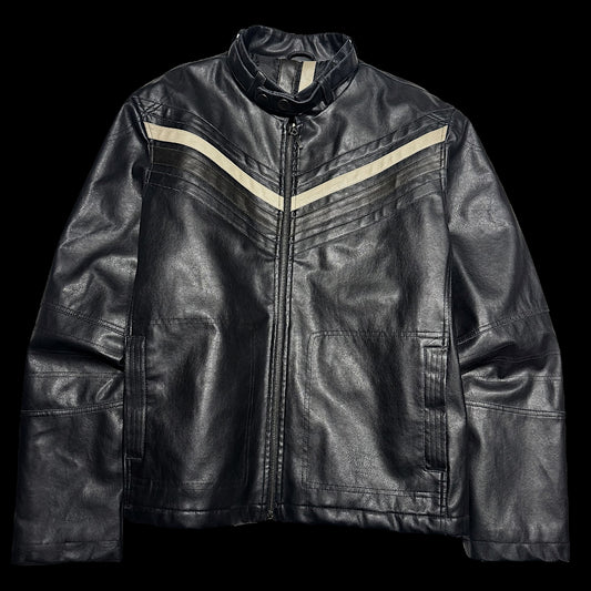 Vinatge racer leather jacket