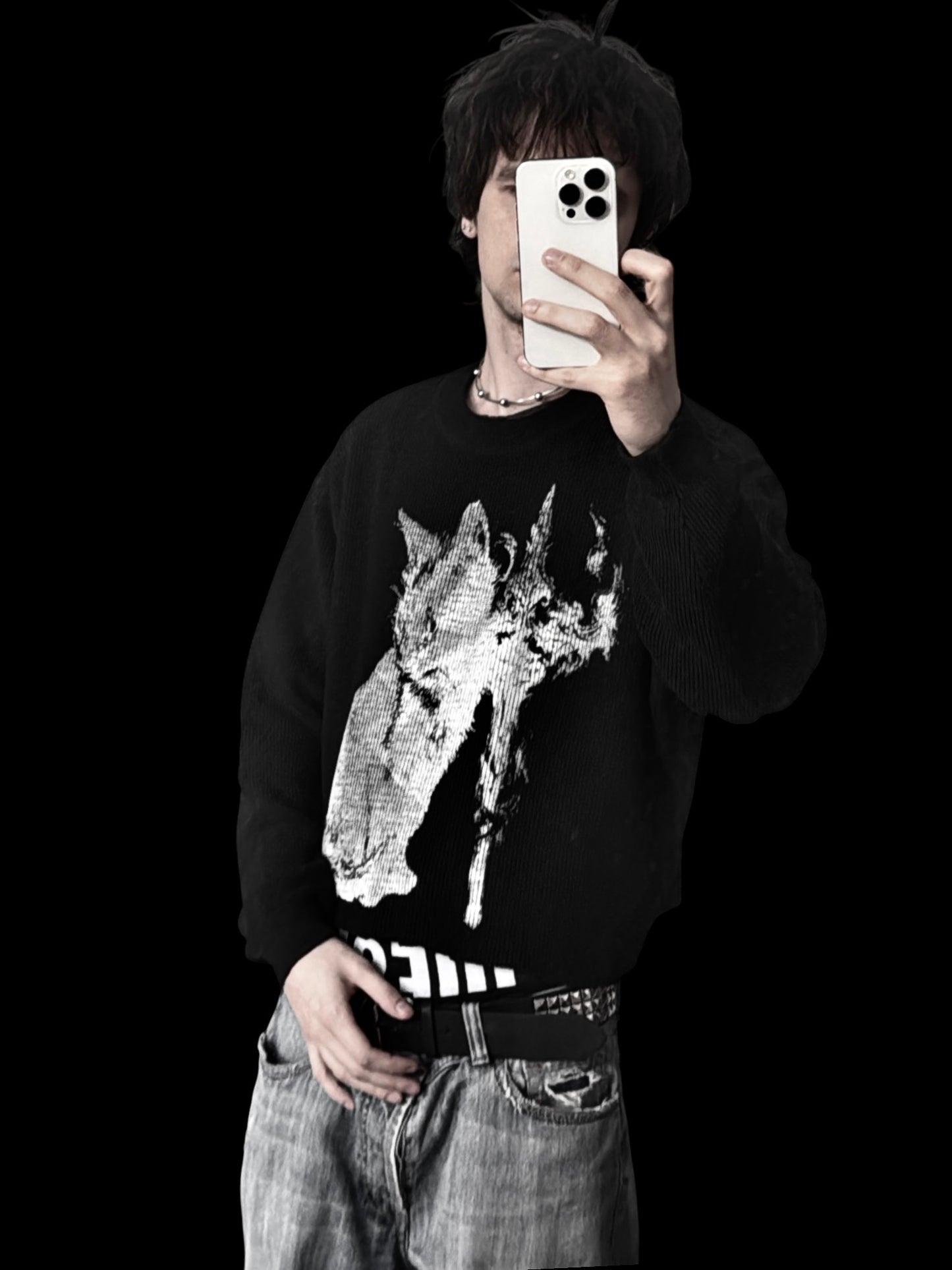 Kotik Gotic Cropped Sweater