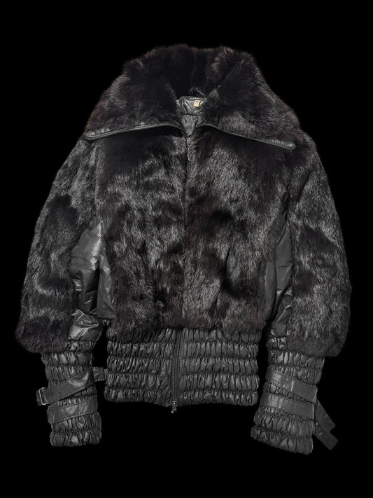 Y2K fur jacket