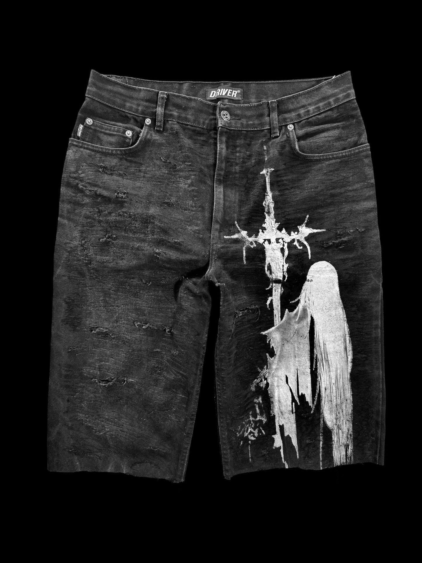 Gothic Distressed Short