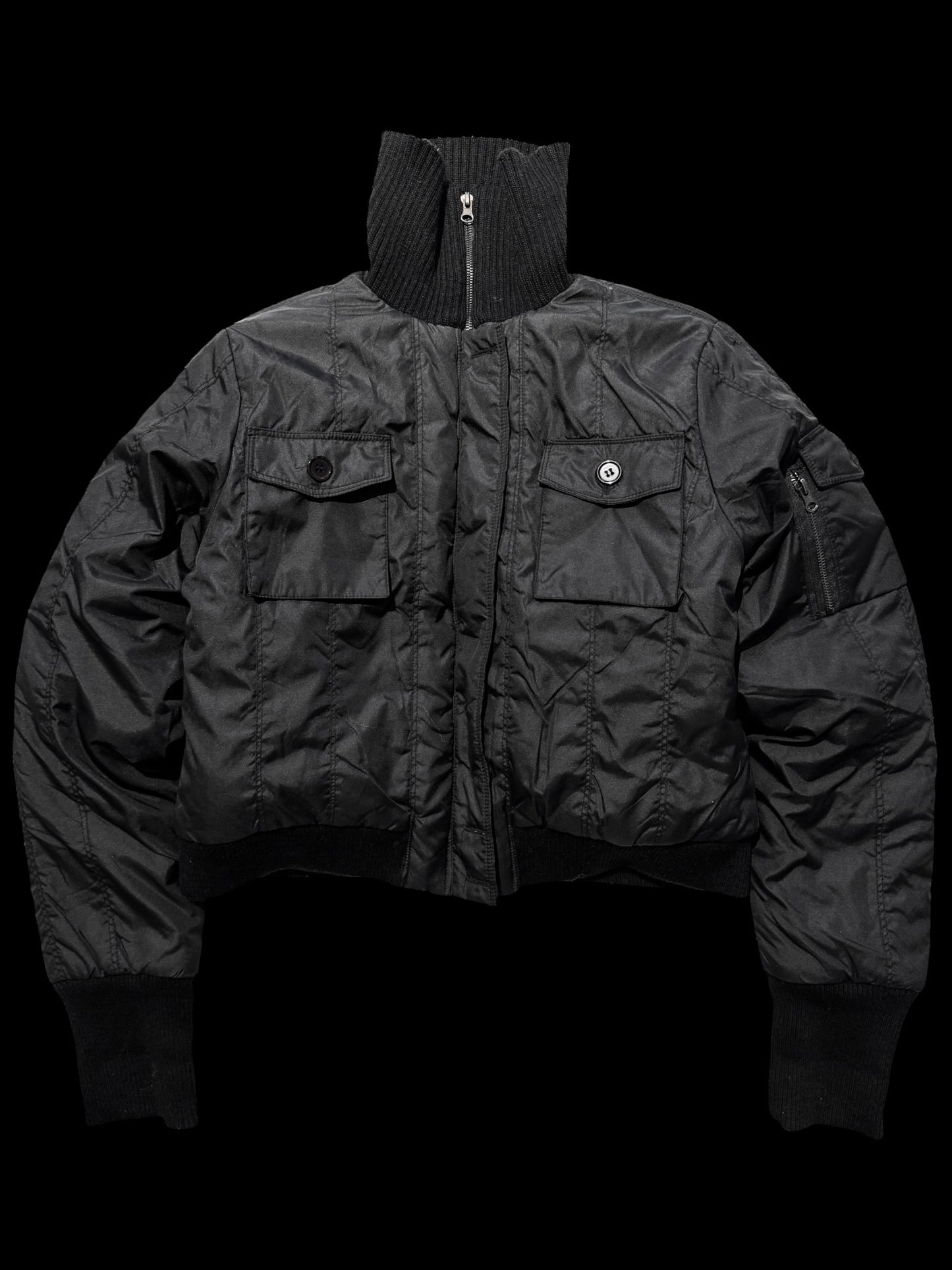 Avant Garde cropped bomber L