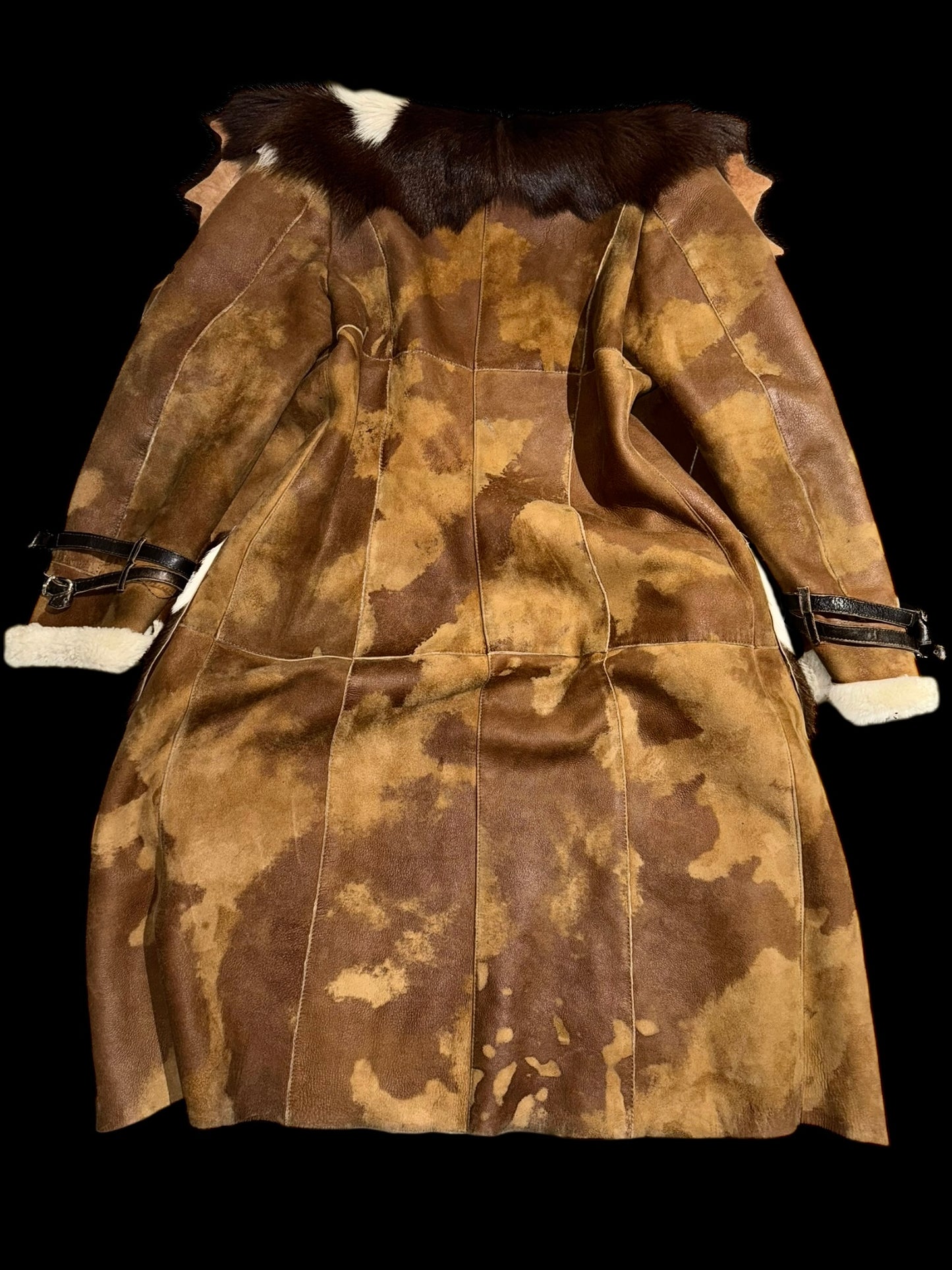 Vintage coat with pony hair