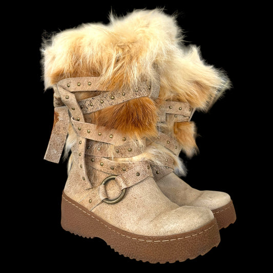 Хутряні чоботи 37