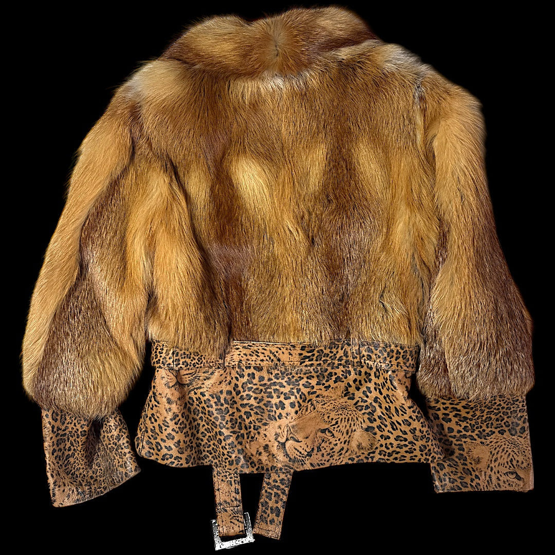 Бомбер з лисячого хутра М