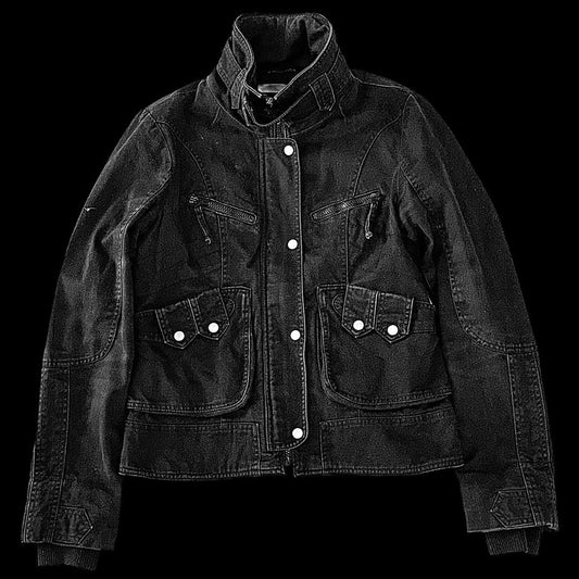 Denim cargo jacket L