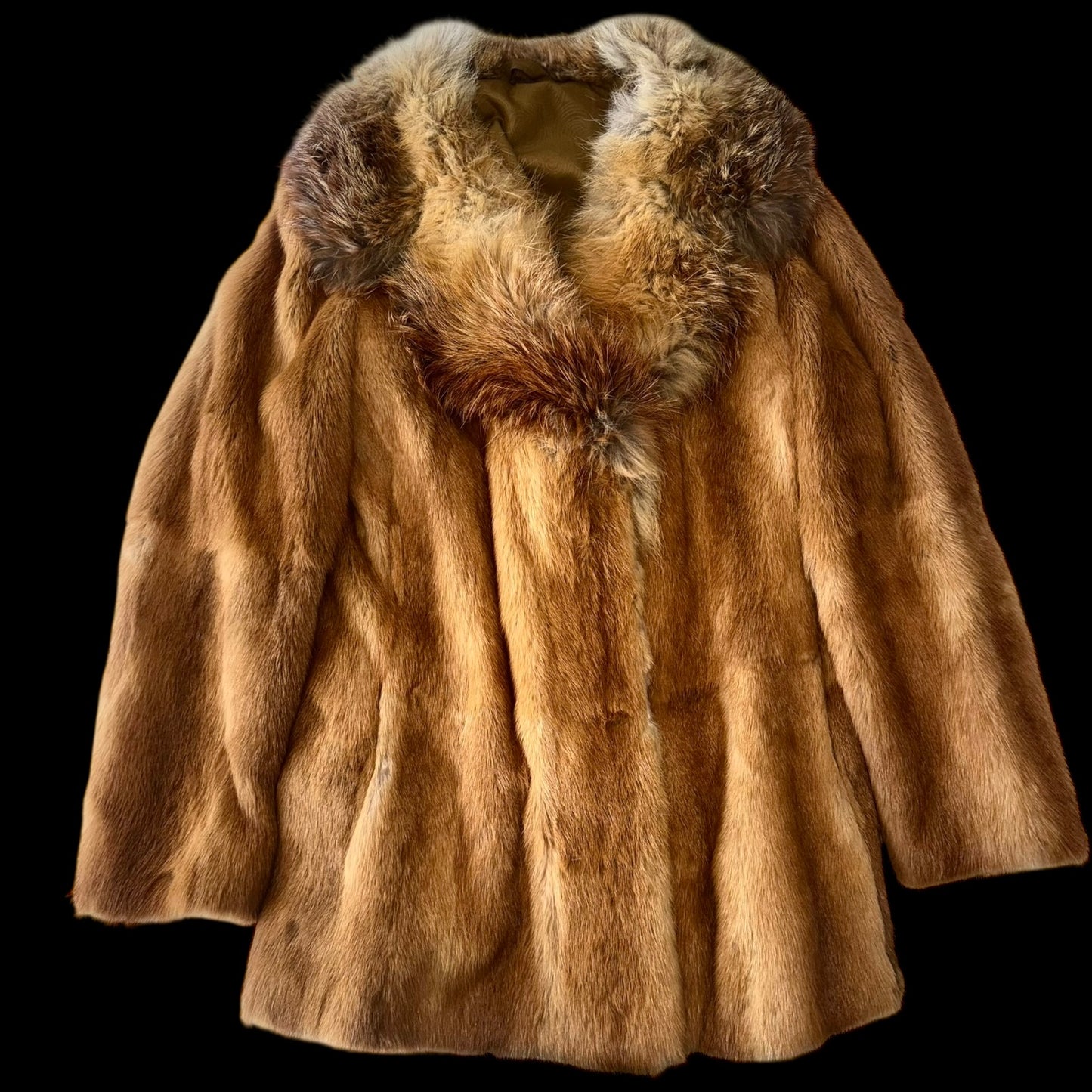 Пальто з лисиці M